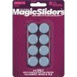 Magic Sliders 1 In. Round Adhesive Furniture Glide,(8-Pack) Hot on Sale