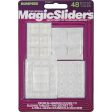 Magic Sliders Clear Self-Stick Value Pack Bumper (48 Pack) For Sale