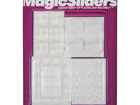 Magic Sliders Clear Self-Stick Value Pack Bumper (48 Pack) For Sale