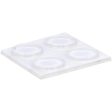 Magic Sliders 1 2 In. Round Clear Furniture Bumpers,(18-Count) on Sale