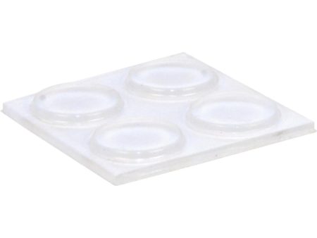 Magic Sliders 1 2 In. Round Clear Furniture Bumpers,(18-Count) on Sale