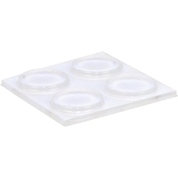 Magic Sliders 1 2 In. Round Clear Furniture Bumpers,(18-Count) on Sale