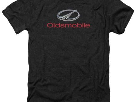 OLDSMOBILE : MODERN LOGO ADULT HEATHER Black LG For Discount