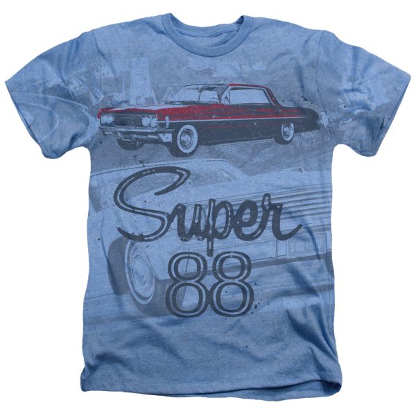 OLDSMOBILE : SUPER 88 ADULT HEATHER Light Blue XL Online Sale