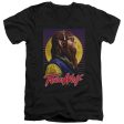 TEEN WOLF : HEADPHONE WOLF S\S ADULT V NECK T-SHIRT 30\1 Black XL Supply