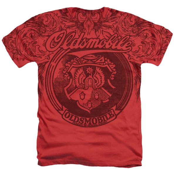 OLDSMOBILE : VINTAGE LOGO ADULT HEATHER Red LG Fashion