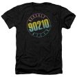 90210 : COLOR BLEND LOGO ADULT HEATHER Black 3X Online Sale