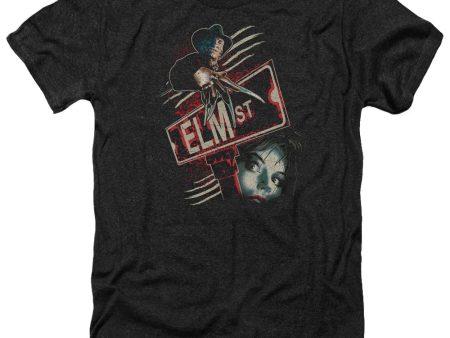 NIGHTMARE ON ELM STREET : ELM ST ADULT HEATHER Black XL Hot on Sale