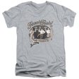 THREE STOOGES : FRESH FISH S\S ADULT V NECK T-SHIRT 30\1 Athletic Heather LG Online Sale