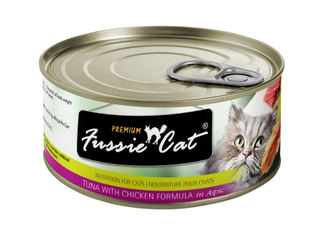 Pets Global Fussie Cat Tuna With Chicken Formula In Aspic Can Food Fashion