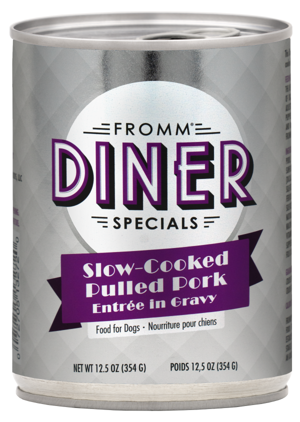 Fromm Diner Specials Slow-Cooked Pulled Pork Entrée in Gravy Dog Food Online