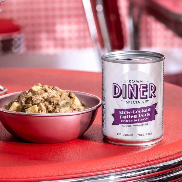 Fromm Diner Specials Slow-Cooked Pulled Pork Entrée in Gravy Dog Food Online